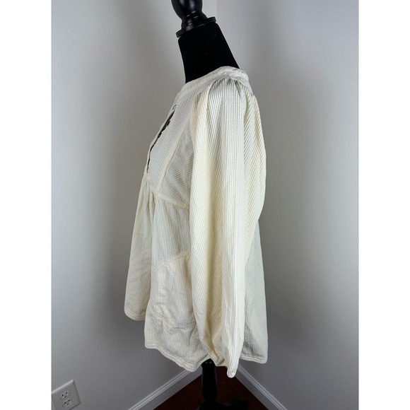 NWT Free People Covered in Corduroy Ivory Tunic size XS - Picture 9 of 9